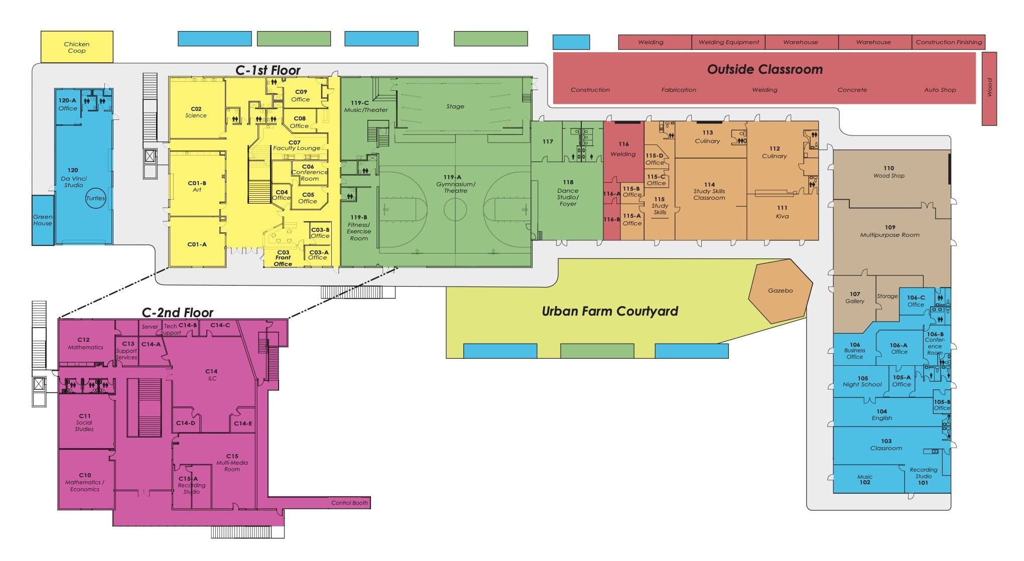 2021 Compass High School Map