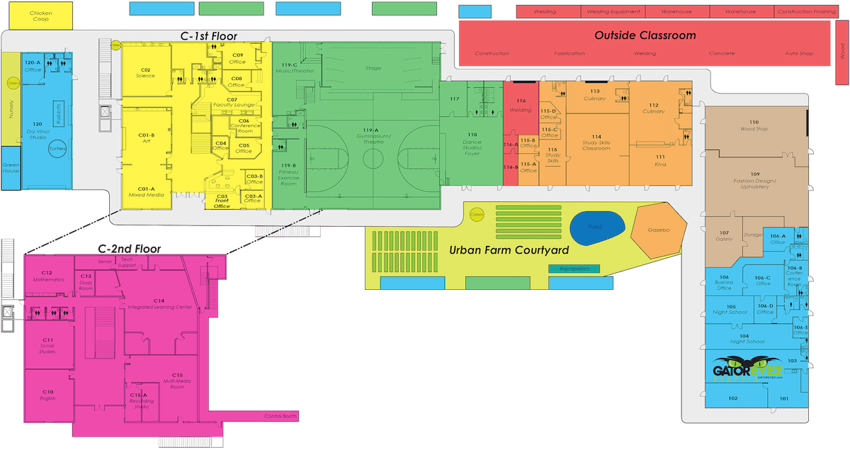 Compass High School Map Layout