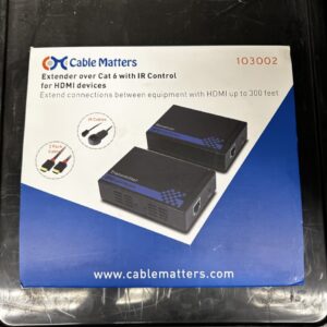 Extender over Cat 6 with IR Control for HDMI devices